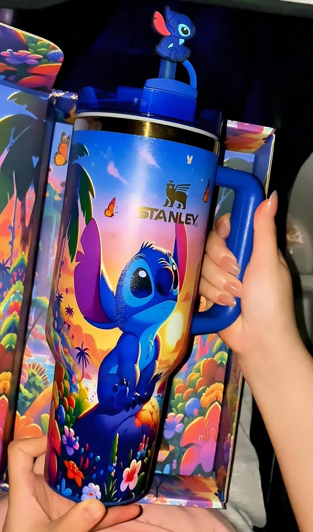 🔥Stitch Insulated Cup Gift Box 40OZ Include Straw and Topper - Luxlany