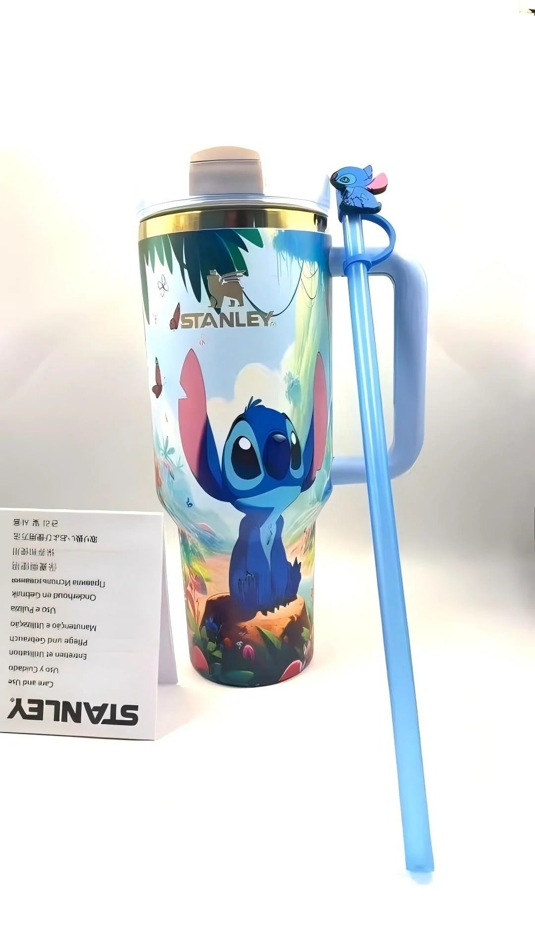 🔥40OZ Stitch Insulated Tumbler Gift Box Include Straw and Topper - Luxlany