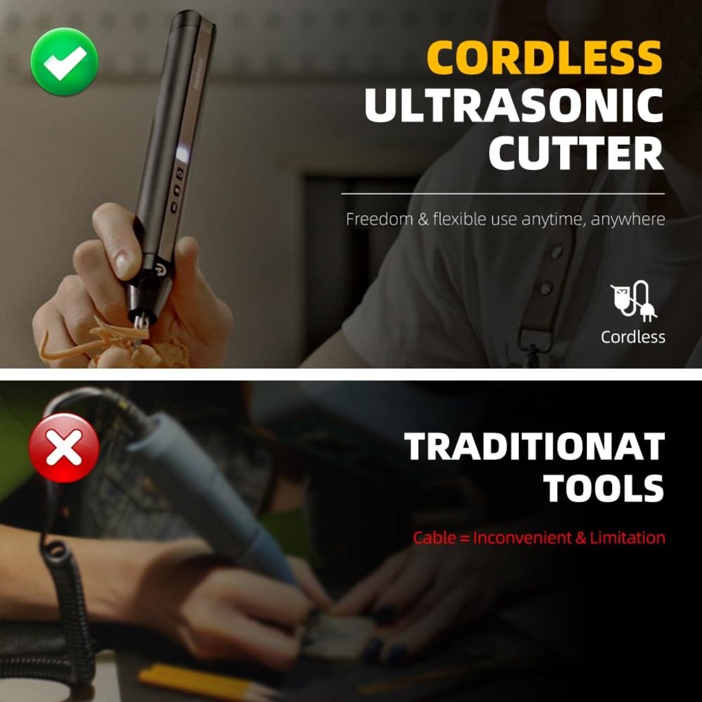 Hanboost® C1 Wireless Ultrasonic Cutter for DIY Maker - niplicity