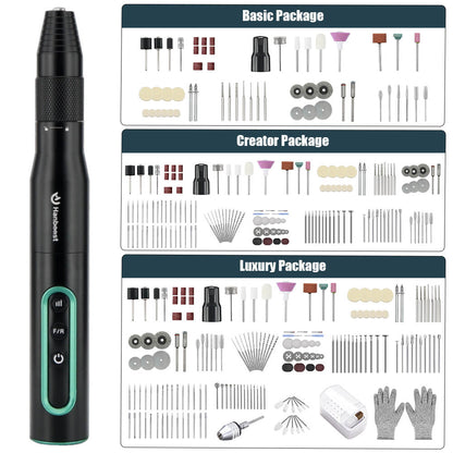 Hanboost® S2 Electric Cordless Rotary Tool Kits for DIY Maker & Craftsmen - niplicity