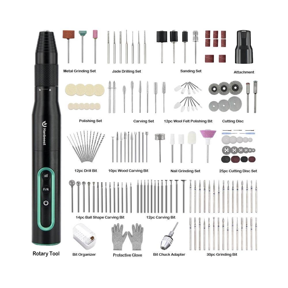 Hanboost® S2 Electric Cordless Rotary Tool Kits for DIY Maker & Craftsmen - niplicity