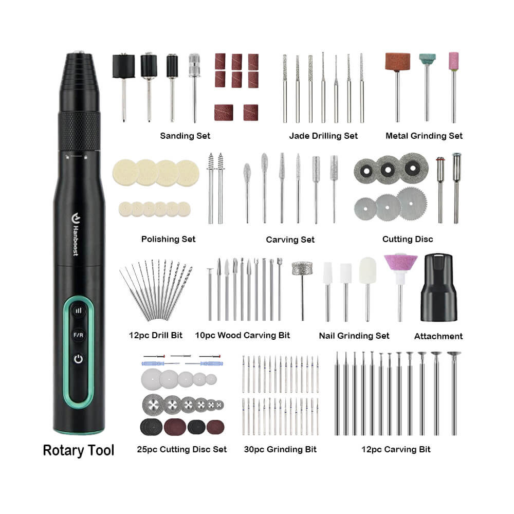 Hanboost® S2 Electric Cordless Rotary Tool Kits for DIY Maker & Craftsmen - niplicity