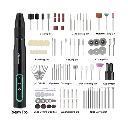 Hanboost® S2 Electric Cordless Rotary Tool Kits for DIY Maker & Craftsmen - niplicity