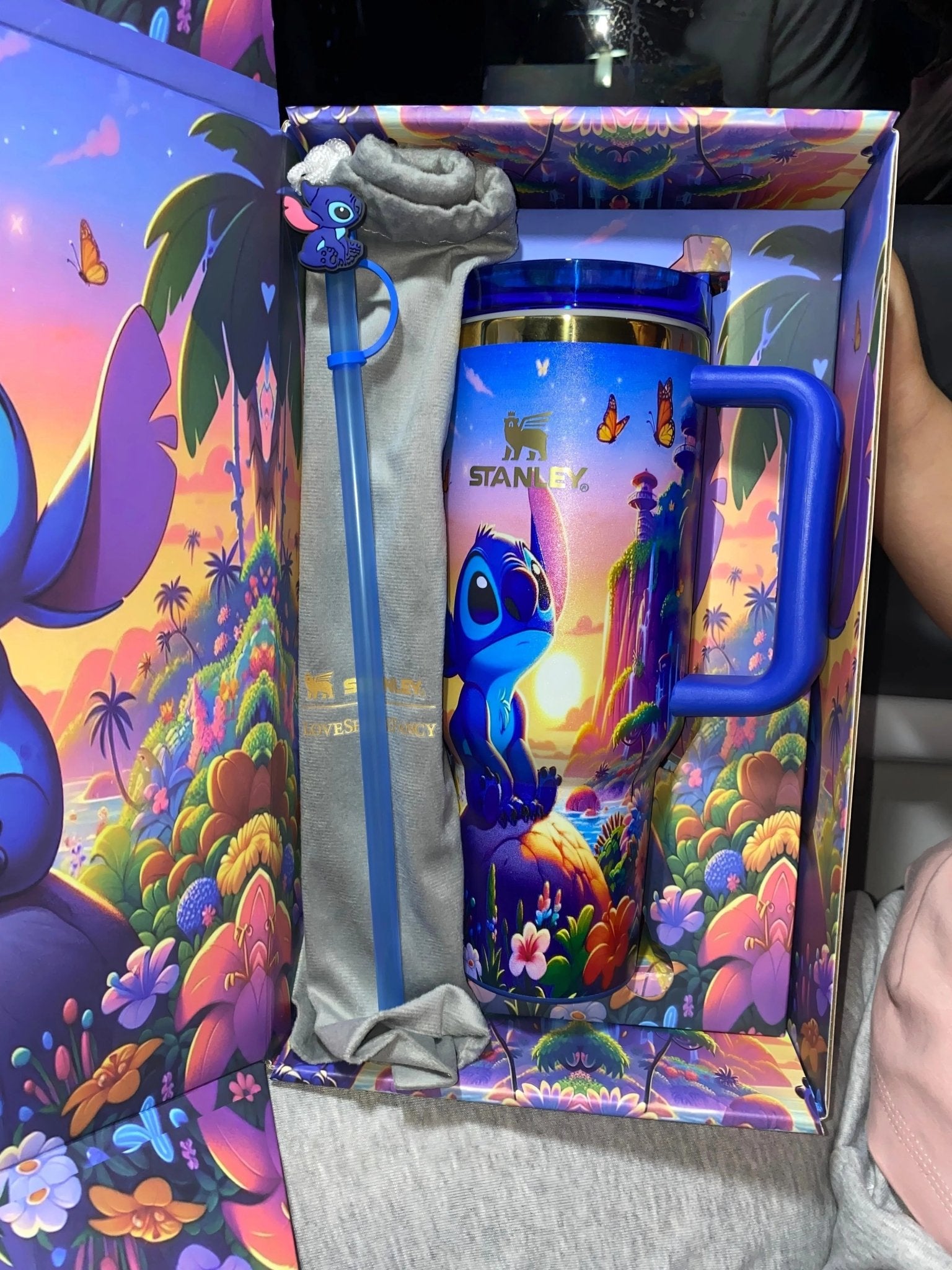 🔥Stitch Insulated Cup Gift Box 40OZ Include Straw and Topper - Luxlany