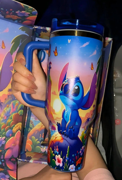 🔥Stitch Insulated Cup Gift Box 40OZ Include Straw and Topper - Luxlany